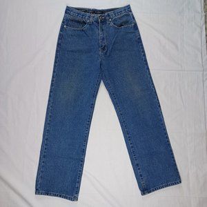 Geno Bellini Men's Size 30 Denim Blue Jeans Medium Wash Straight Leg